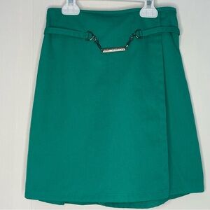 Vintage Girl Scouts Junior Uniform Skort High Waisted Faux Wrap Small Junior 90s